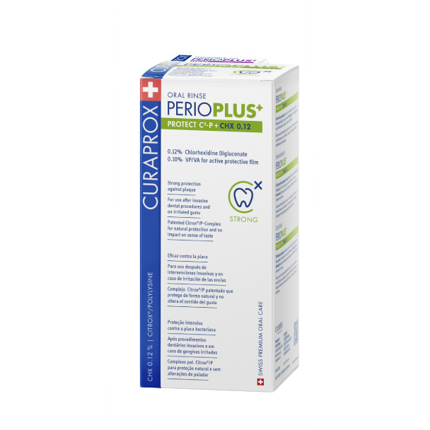 Apa de gura Perio Plus Protect, CHX 0.12%, 200 ml, Curaprox