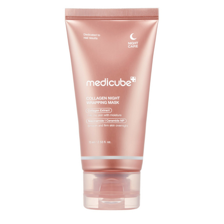 MEDICUBE COLLAGEN NIGHT WRAPPING MASK MASCA EXFOLIANTA NOAPTE 75 ML