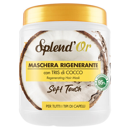 Masca regeneratoare pentru par Cocos, 1000 ml, Splend`Or