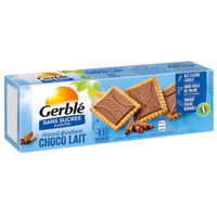 Biscuiti crocanti cu ciocolata cu lapte, 126 g, Gerble