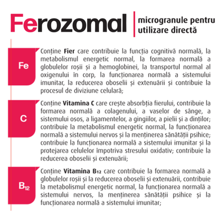 Ferozomal, 30 plicuri, Alkaloid 697596
