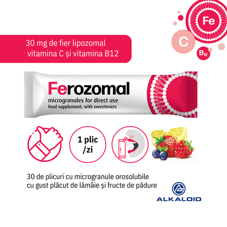 Ferozomal, 30 plicuri, Alkaloid 697594