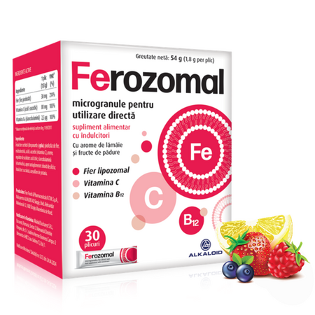 Ferozomal, 30 plicuri, Alkaloid 697598