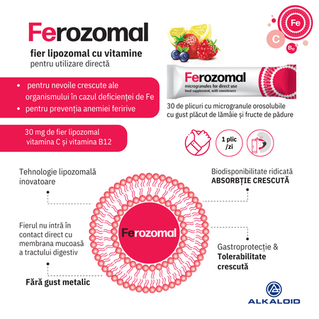 Ferozomal, 30 plicuri, Alkaloid 697592