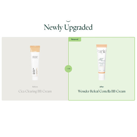 BB Crema coloranta de fata SPF 30 PA+++ Wonder Releaf Centella, 21 Light Beige, 30 ml, Purito 686736