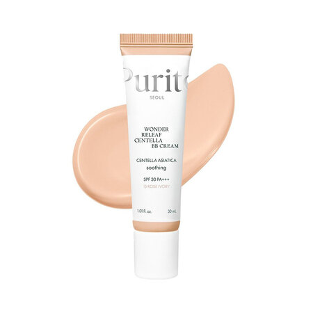 BB Crema coloranta de fata SPF 30 PA+++ Wonder Releaf Centella, 15 Rose Ivory, 30 ml, Purito 686743