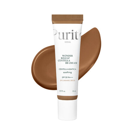 BB Crema coloranta de fata SPF 30 PA+++ Wonder Releaf Centella, 29 Caramel Beige, 30 ml, Purito 686745