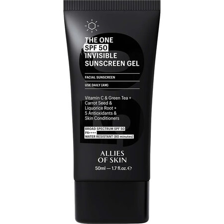 Gel de fata Invizibil cu SPF 50 PA++++, 50 ml, Allies of Skin