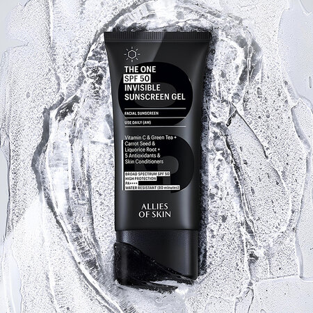 Gel de fata Invizibil cu SPF 50 PA++++, 50 ml, Allies of Skin 686848