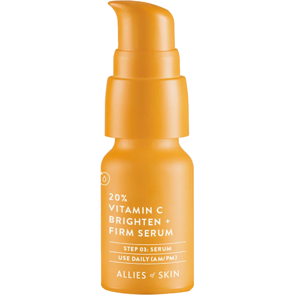 Serum de fata pentru Iluminare si Fermitate Vitamin C, 8 ml, Allies of Skin