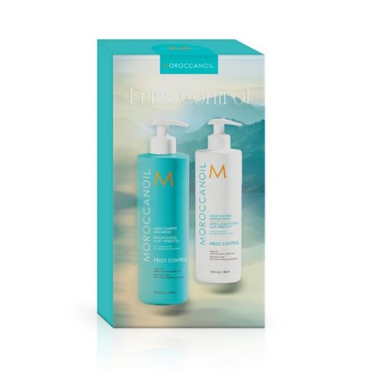 Pachet Sampon si Balsam Frizz Control, 2x500 ml, Moroccanoil