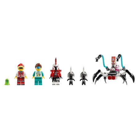 Robotul tigru al lui Cooper si masina Hot Rod a lui Zero, +9 ani,71497, Lego 687171