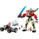Robotul tigru al lui Cooper si masina Hot Rod a lui Zero, +9 ani,71497, Lego 687167