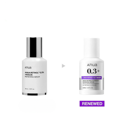 Serum de fata antiimbatranire Retinol 0.3% + Niacin Renewing, 30 ml, Anua 762167