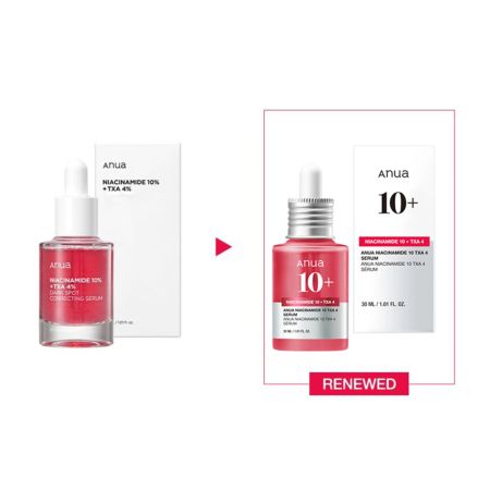 Serum de fata corector pentru pete pigmentare Niacinamide 10% + TXA 4%, 30 ml, Anua 762148