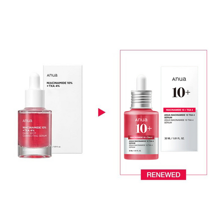 Serum de fata corector pentru pete pigmentare Niacinamide 10% + TXA 4%, 30 ml, Anua 762148