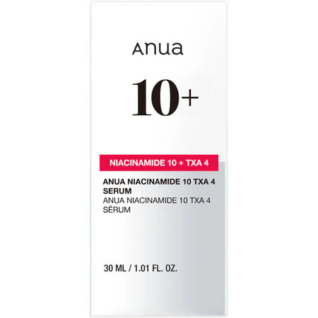 Serum de fata corector pentru pete pigmentare Niacinamide 10% + TXA 4%, 30 ml, Anua 762144