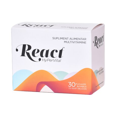 React Hypervital, 30 plicuri x 10 ml, Evercare 789303