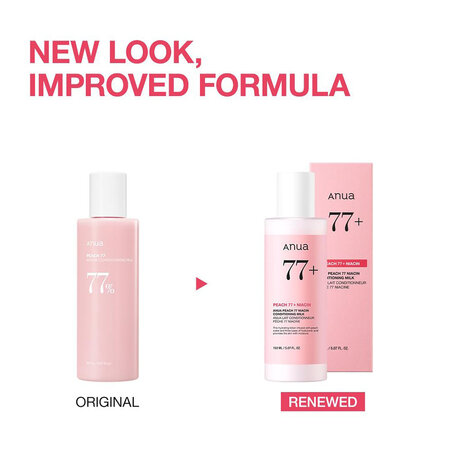 Lotiune de fata hranitoare Peach 77% Niacin, 150 ml, Anua 825283