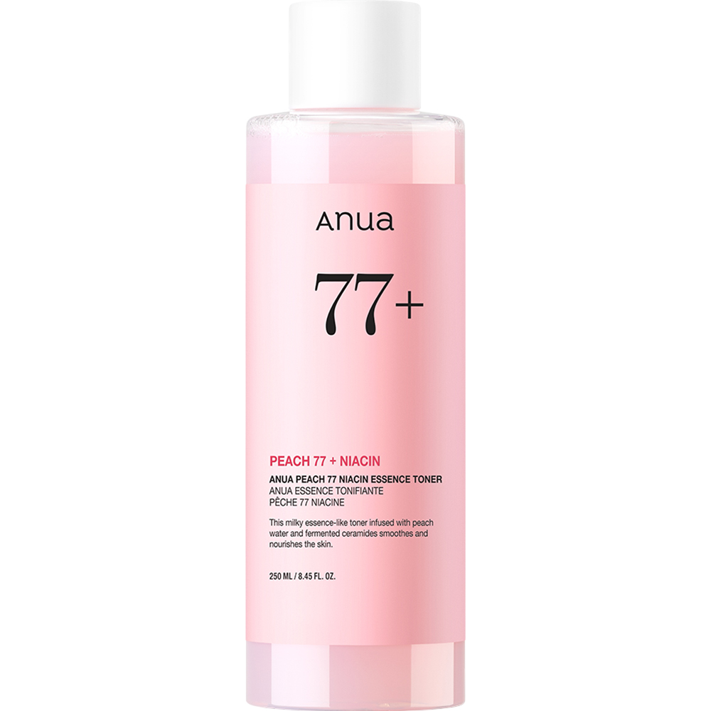 Toner de fata cu 77% Extract de Piersica si Niacinamida Peach 77, 250 ml, Anua