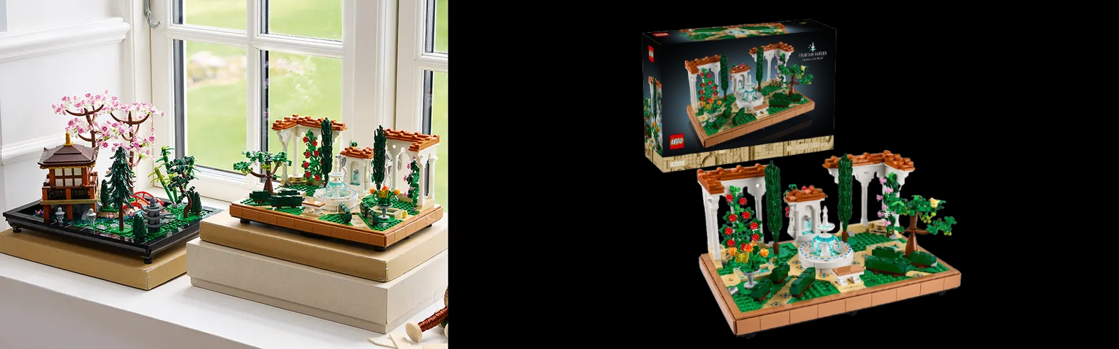 LEGO® Icons - Grădină cu Fântână (10359)