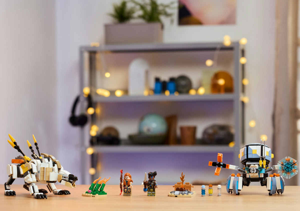 LEGO Horizon Adventures - Aloy și Varl vs. Shell-Walker și Sawtooth (77037)