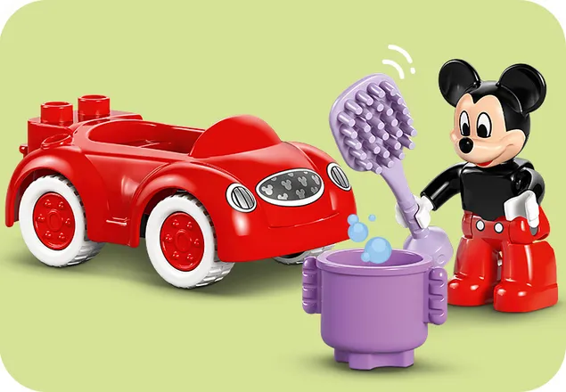 LEGO DUPLO - Clubul și Mașina lui Mickey Mouse (10454)