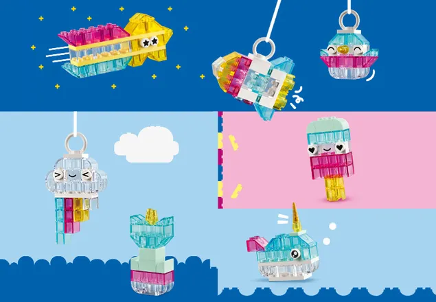 LEGO Classic - Cutie Transparentă Magică (11040)