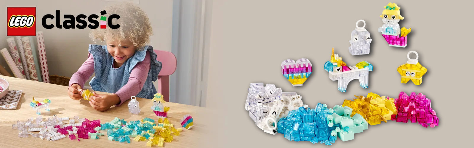 LEGO Classic - Cutie Transparentă Magică (11040)