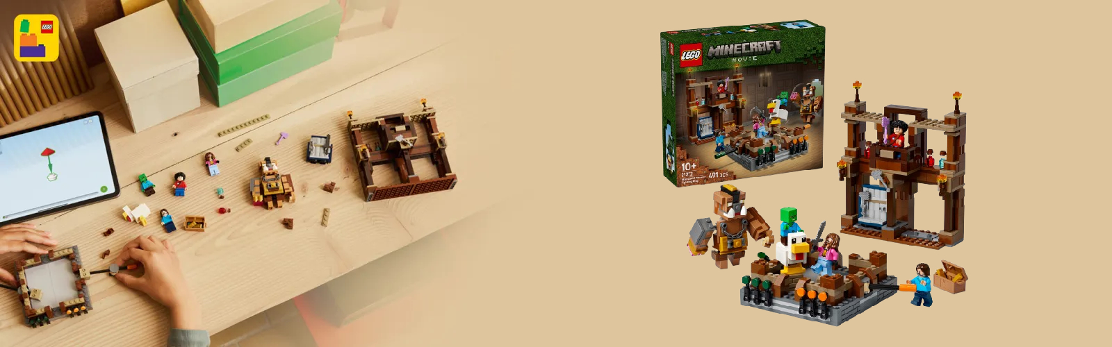 LEGO Minecraft Ring de Luptă la Conacul din Pădure