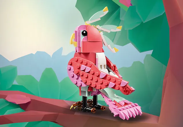 LEGO Creator - Animale Sălbatice: Flamingo Roz (31170)