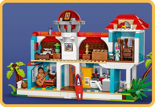 LEGO Disney - Casa de pe Plajă a lui Lilo și Stitch (43268)