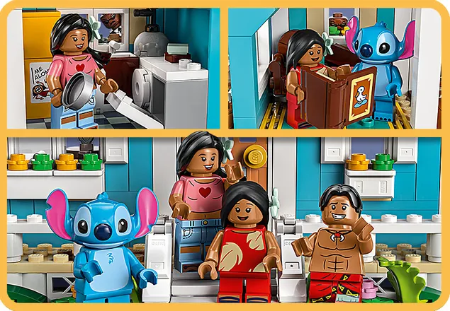 LEGO Disney - Casa de pe Plajă a lui Lilo și Stitch (43268)