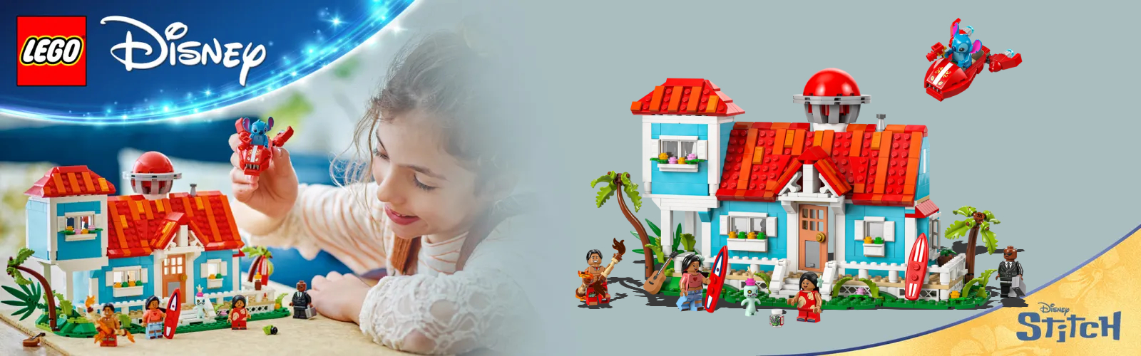 LEGO Disney - Casa de pe Plajă a lui Lilo și Stitch (43268)