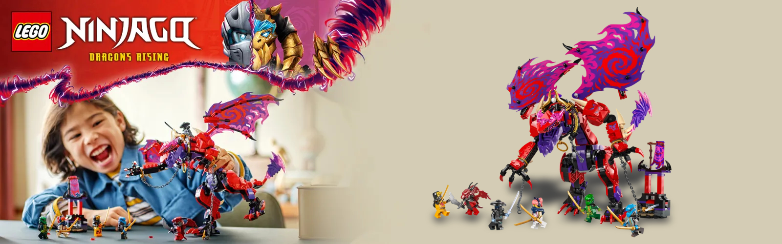 LEGO NINJAGO Dragonul Haosului Thunderfang
