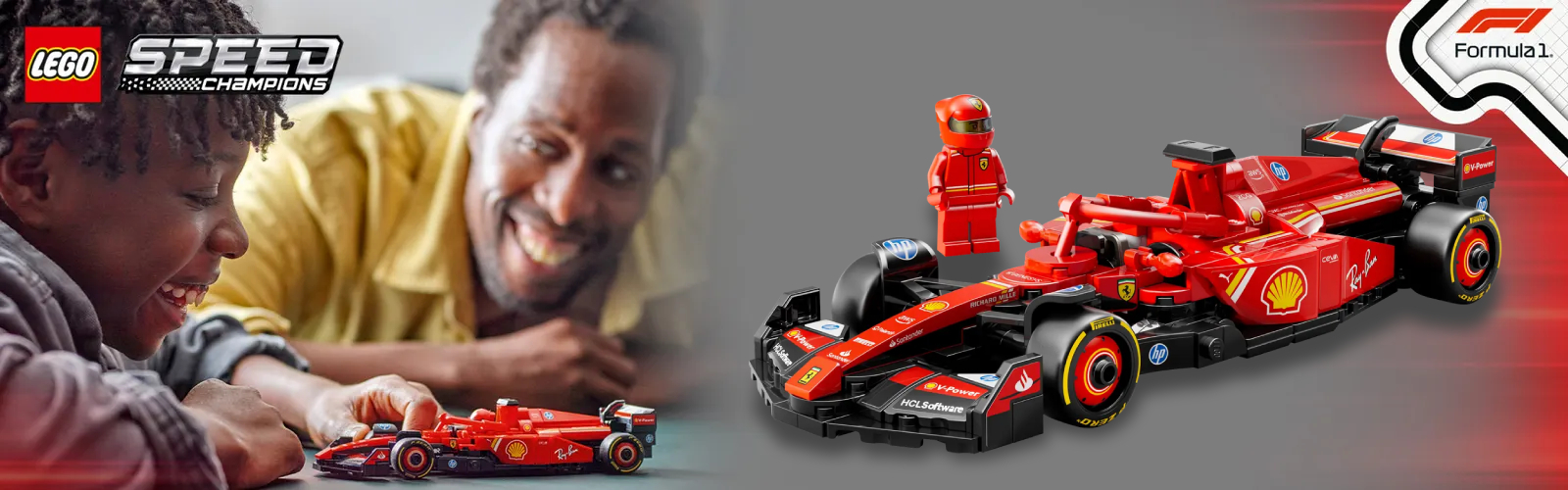 LEGO Speed Champions Mașina de curse F1 Ferrari SF-24