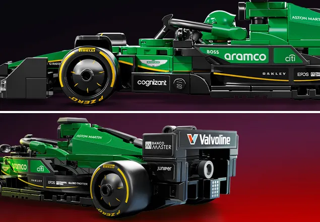 LEGO Speed Champions Mașina de curse Aston Martin Aramco F1 AMR24
