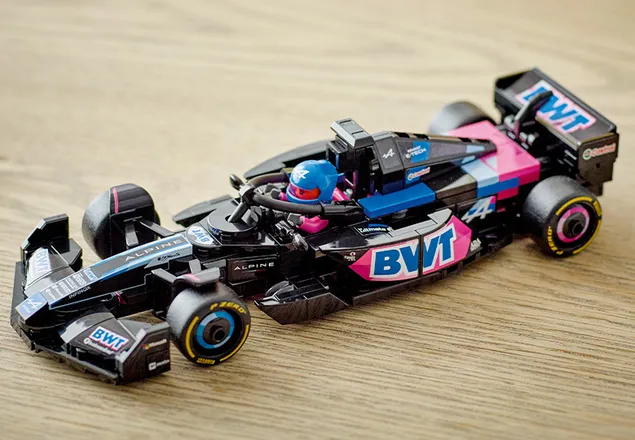 LEGO Speed Champions Mașina de curse BWT Alpine F1 Team A524