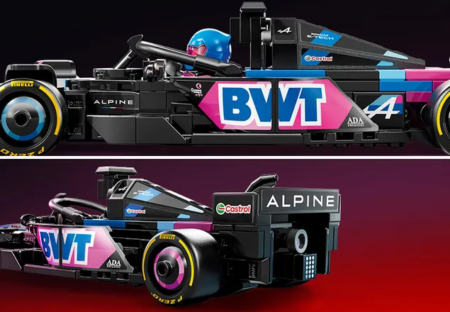 LEGO Speed Champions Mașina de curse BWT Alpine F1 Team A524