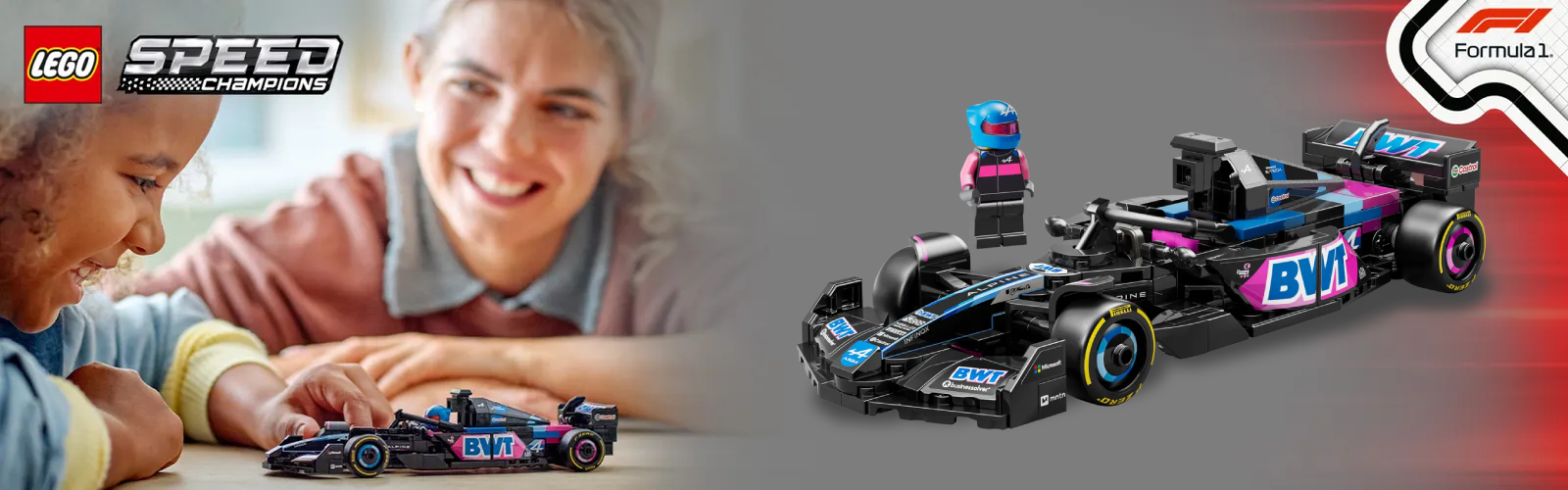 LEGO Speed Champions Mașina de curse BWT Alpine F1 Team A524