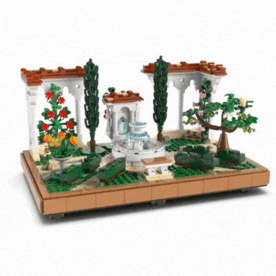 LEGO® Icons - Grădină cu Fântână (10359)