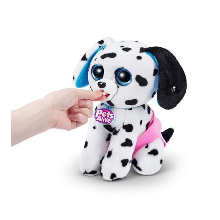 Jucarie de plus interactiva Pooping Puppies, Diverse Modele, + 3 ani, Pets Alive 687366