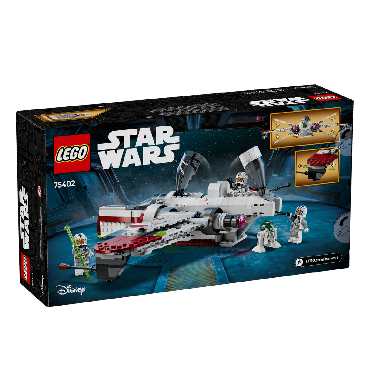 Nava de lupta stelara ARC-170 Star Wars, +9 ani,75402, Lego