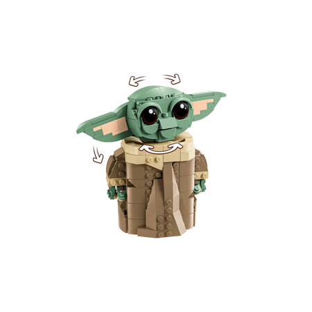 Grogu cu landoul planor Star Wars, +10 ani,75403, Lego 687440