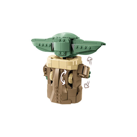 Grogu cu landoul planor Star Wars, +10 ani,75403, Lego 687439