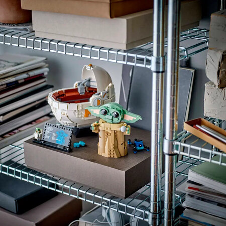 Grogu cu landoul planor Star Wars, +10 ani,75403, Lego 687442