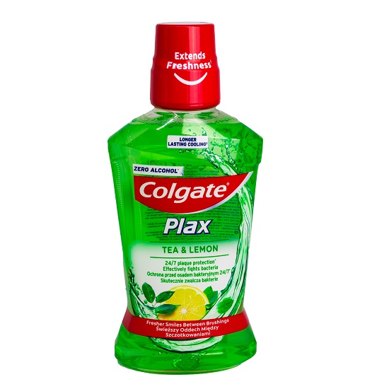 Apa de gura plax tea & lemon, 500 ml, Colgate