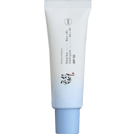 Crema lejera cu protectie solara SPF50 PA++++ Relief Sun Aqua-Fresh Rice + B5, 50 ml, Beauty of Joseon