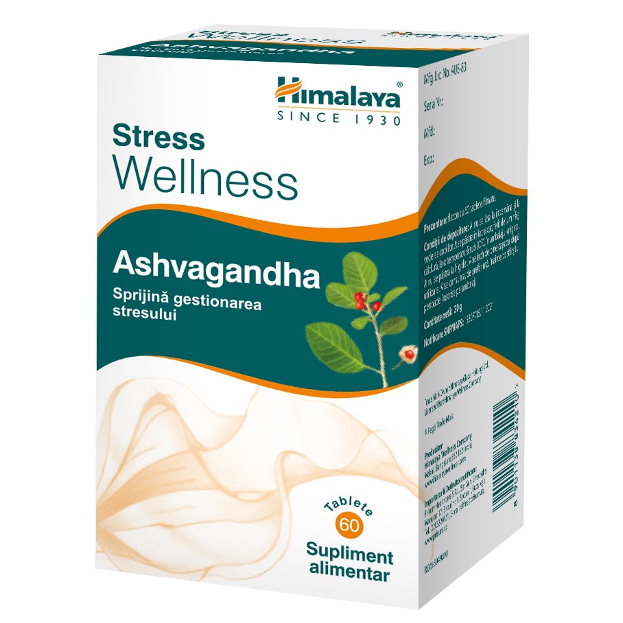 Ashvagandha Wellness, 60 tablete, Himalaya