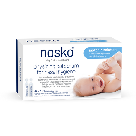 Serul fiziologic, Solutie izotonica, 60 monodoze, Nosko